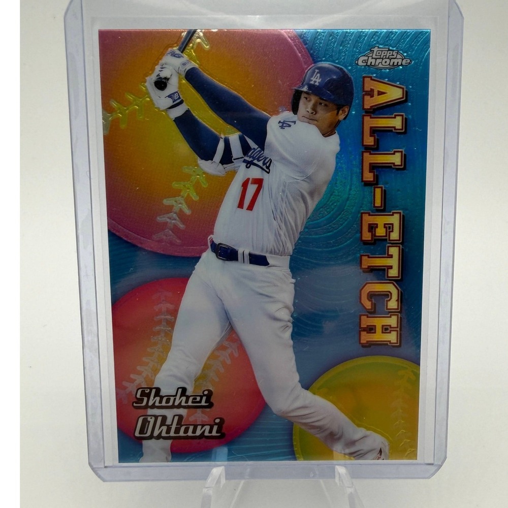Shohei Ohtani 2024 Topps Chrome All-Etch Los Angeles Dodgers Insert CAE-1